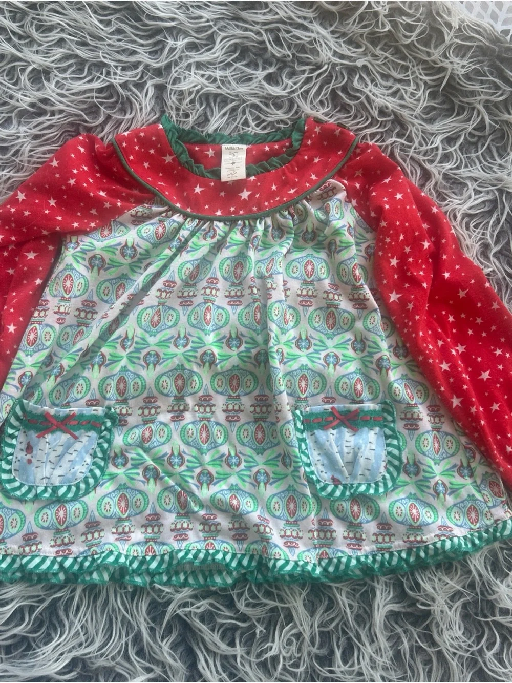 Matilda Jane sz 6 Make Believe Cold Winter's Night pajamas Christmas
